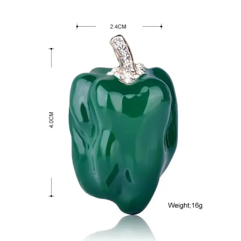 VQ Bell Pepper Brooch